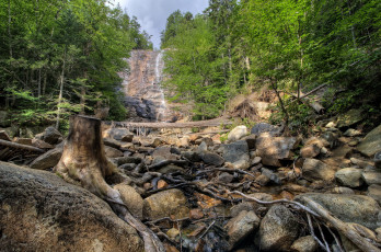 Картинка arethusa+falls+livermore++сша природа водопады arethusa falls livermore сша водопад лес