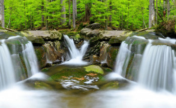 Картинка природа водопады водопад вода камни