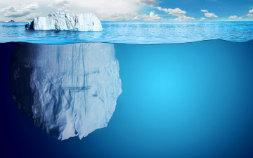Картинка природа айсберги+и+ледники вода камень море