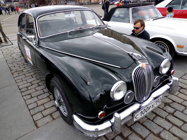 Обои картинки фото автомобили, выставки и уличные фото, черный, jaguar