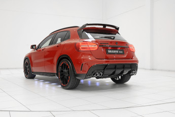 Картинка автомобили brabus gla-klasse mercedes-benz красный 2015г x156 d3