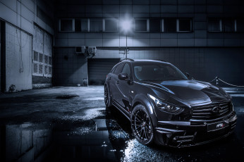 обоя автомобили, infiniti, sports, ahg, qx70, s51, 2015г, темный