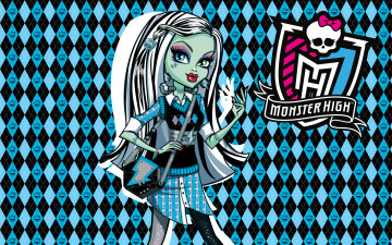 обоя monster high, мультфильмы, - monster high, девушка, фон, взгляд, monster, high