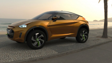 Картинка nissan+extreme+concept автомобили nissan datsun car кроссовер бронзовый extreme concept золотистый внедорожник