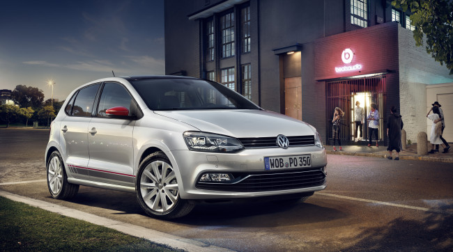 Обои картинки фото автомобили, volkswagen, typ, 6r, beats, polo, 2016г