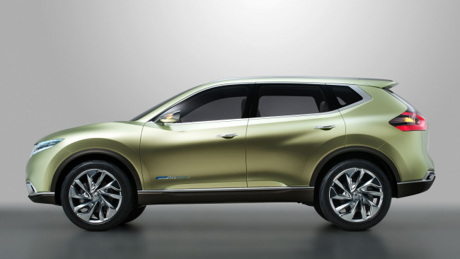 Обои картинки фото nissan hi-cross concept, автомобили, nissan, datsun, серый, фон, car, concept, hi-cross