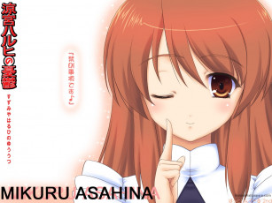 обоя аниме, the, melancholy, of, haruhi, suzumiya