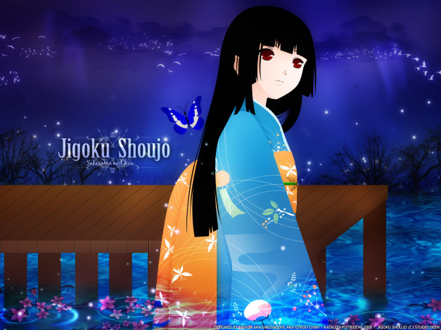 Обои картинки фото аниме, jigoku, shoujo