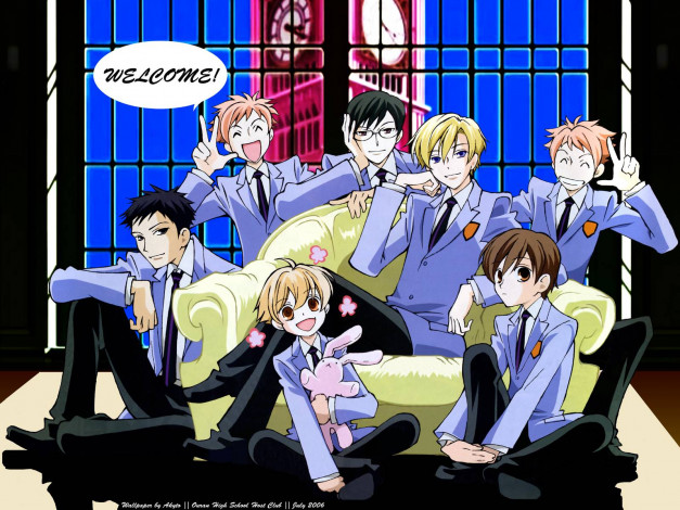 Обои картинки фото аниме, ouran, high, school, host, club