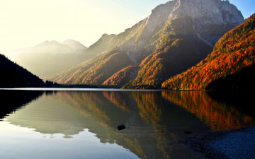 обоя autumn, reflection, природа, реки, озера, горы, озеро, осень