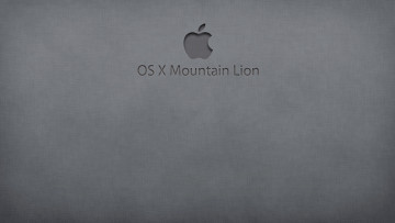 Картинка компьютеры apple серый яблоко логотип