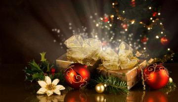 Картинка праздничные подарки коробочки ожидание праздник