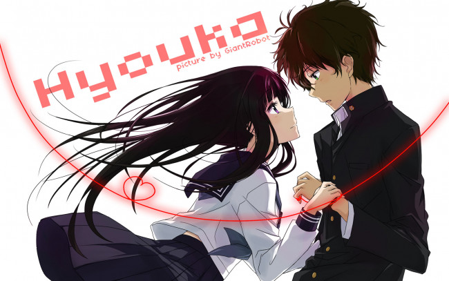 Обои картинки фото аниме, hyouka