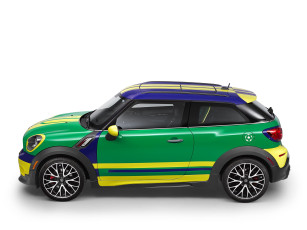 обоя автомобили, mini, 2014, r61, goalcooper, paceman