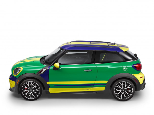 Обои картинки фото автомобили, mini, 2014, r61, goalcooper, paceman