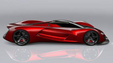 обоя srt tomahawk concept, автомобили, 3д, srt, tomahawk, vision, gran, turismo, красный, concept