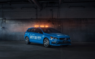 Картинка автомобили volvo v60 safety car wtcc polestar 2016г