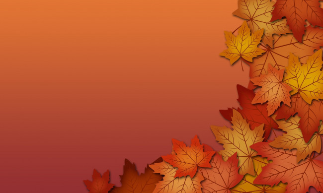 Обои картинки фото векторная графика, природа , nature, листья, осень, фон