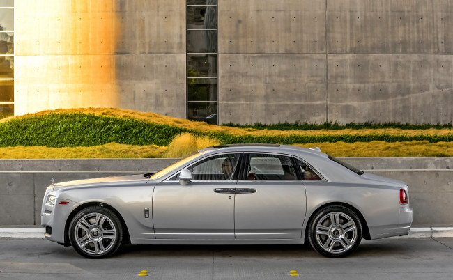 Обои картинки фото автомобили, rolls-royce, 2015г, ghost, us-spec