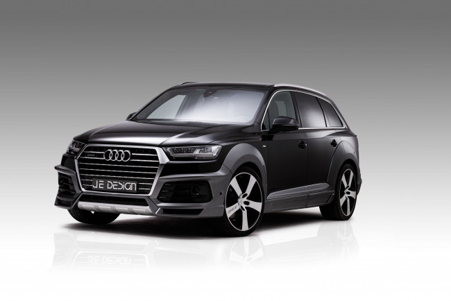 Обои картинки фото автомобили, audi, je, design, q7, s-line, 4m, 2016г