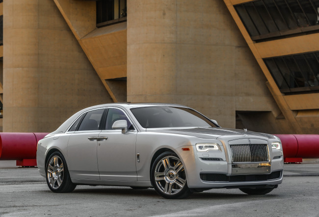 Обои картинки фото автомобили, rolls-royce, 2015г, ghost, us-spec