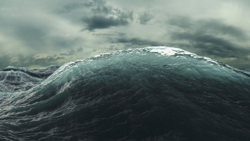 Картинка природа моря океаны океан вода море волна шторм сила