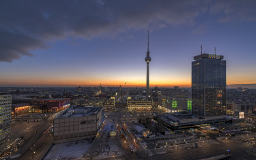 Картинка berlin города берлин+ германия телебашня