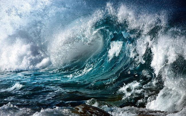 Обои картинки фото природа, стихия, океан, вода, сила, море, шторм, волна