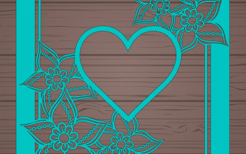 обоя векторная графика, сердечки , hearts, abstract, текстура, floral, wood, абстракция, сердечко, цветы