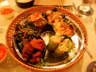 обоя еда, салаты,  закуски, закуска, кухня, камбоджийская
