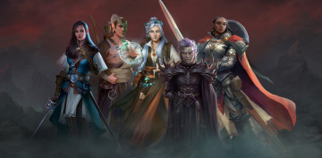 Картинка видео+игры pathfinder +wrath+of+the+righteous персонажи