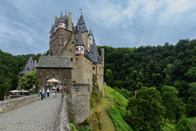 Обои картинки фото eltz castle, germany, города, замок эльц , германия, eltz, castle