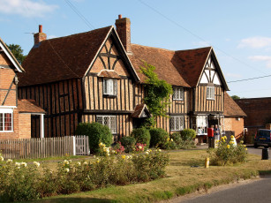 Картинка города здания дома оксфордшир хендред великобритания