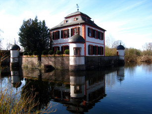 Картинка города здания дома wasserburg germany