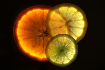 обоя еда, цитрусы, лимон, апельсин, лайм