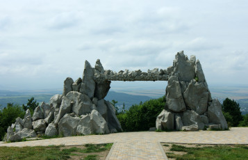 Картинка природа камни минералы мост горы пейзаж
