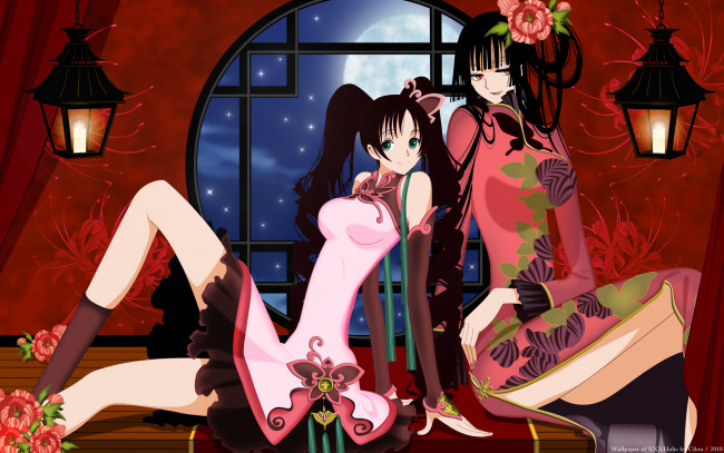 Обои картинки фото аниме, xxxholic, ichihara, yuuko, kunogi, himawari