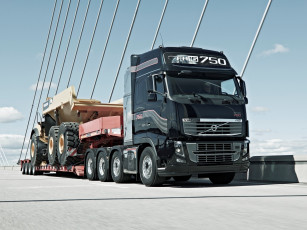 Картинка volvo автомобили trucks автопоезд перевозка