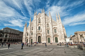 Картинка milan+cathedral+-+milan +italy города -+католические+соборы +костелы +аббатства duomo di milano milan cathedral italy миланский собор милан италия площадь