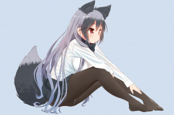 Картинка аниме kemono+friends silver fox