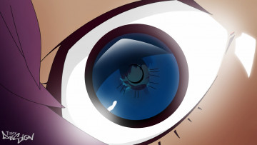 Картинка аниме bakemonogatari глаз