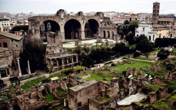 Картинка города рим +ватикан+ италия колизей colosseum руины