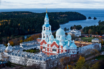 Картинка города -+православные+церкви +монастыри ладожское озеро монастырь валаам архитeктура правoславиe