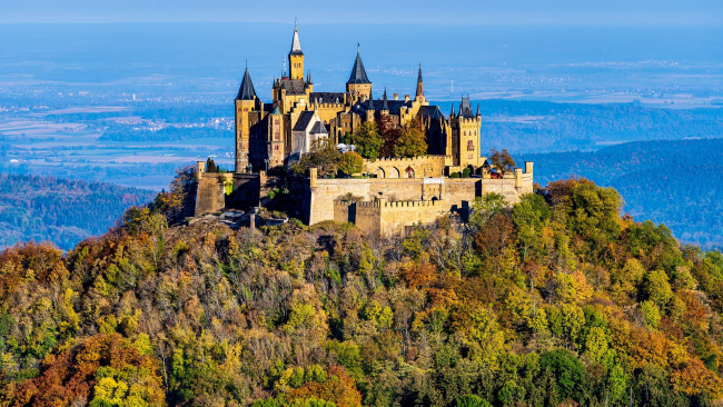 Обои картинки фото hohenzollern castle, germany, города, замки германии, hohenzollern, castle