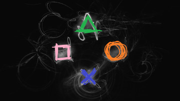 обоя компьютеры, play station, playstation