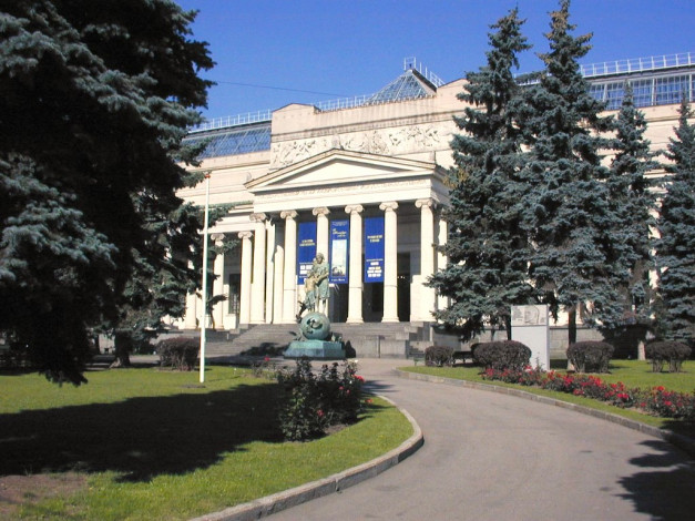Обои картинки фото музей, изобразительных, искусств, имени, пушкина, города, москва, россия