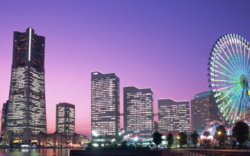 Картинка города йокогама Япония