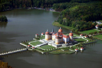 Картинка города дворцы замки крепости dresden moritzburg