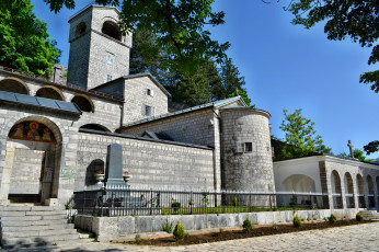Картинка Черногория цетине города православные церкви монастыри монастырь
