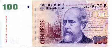 Картинка разное золото купюры монеты песо деньки банкнота аргентина